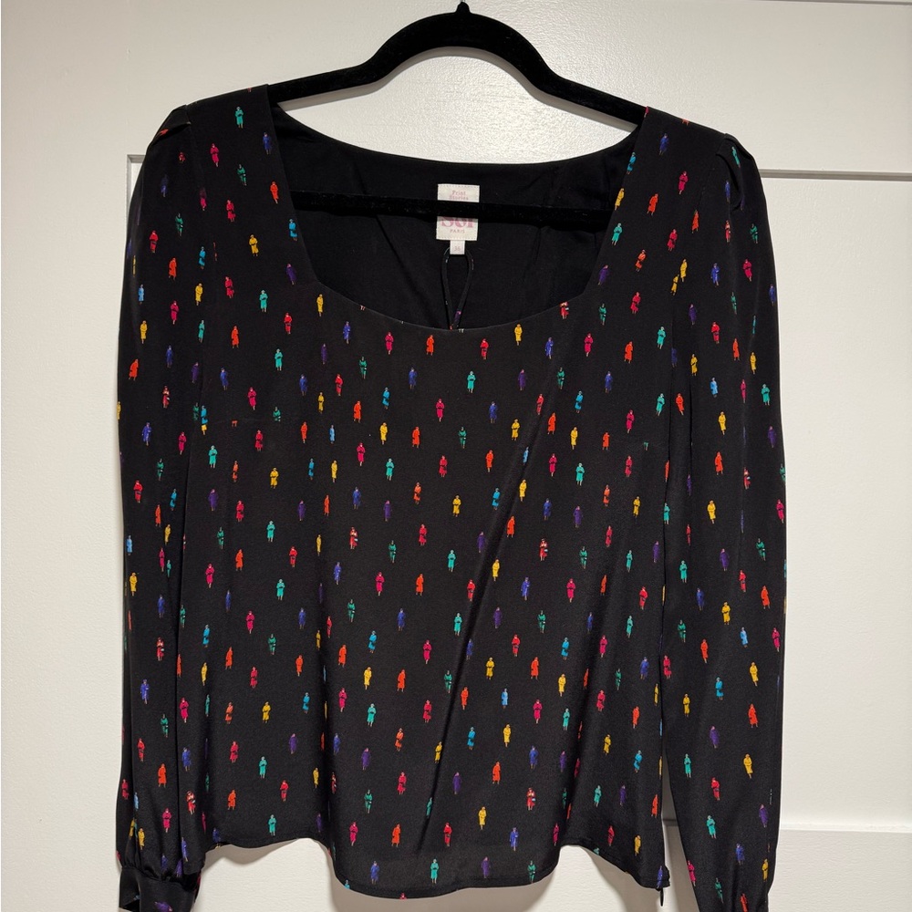 Queen Elizabeth Colorful Patterned Women's Top